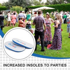 Anti-Slip Height Increase Insoles – Shock Absorbing Heel Lift for All Shoes