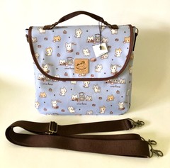 Uma Hana Triple Usage Multipurpose Bag Cat Pattern Brand New