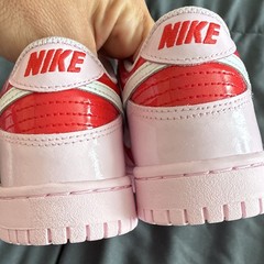 Nike Dunk Low BG Pink Foam/Summit White Leather Kids US 6Y IQ0218-663