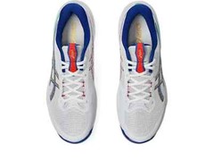 ASICS NETBURNER BALLISTIC FF 4 1051A096 960 White Asics Blue Volleyball Shoes