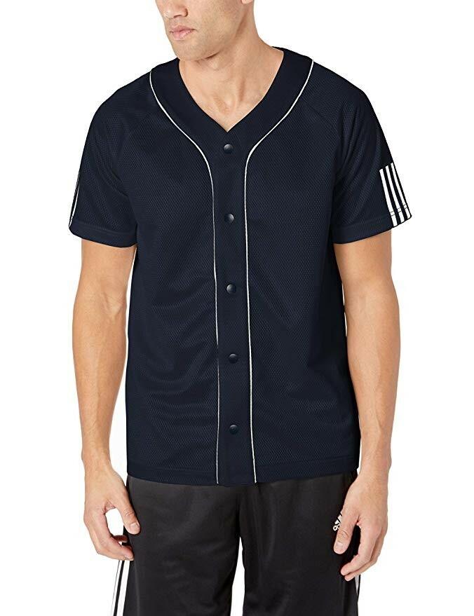 adidas Men’s Sport Jersey DS9230 Legend Ink/White Size S