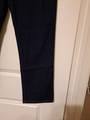 Eileen Fisher Blue Jeans Sz 12 EUC 5 Pkt Straight Leg Returns Accepted 36×27.5