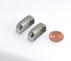 New 1″ 25mm belt keeper(#35B) 2pcs for man/women casual nickel finish USA