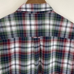 Chaps Stretch Shirt Mens XL Multicolor Plaid Long Sleeve Button Down Modern
