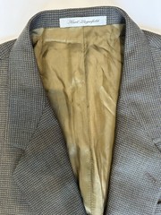 Vintage Karl Lagerfeld Paris Bristol Sport Coat Blazer 46L 100% Wool USA Made