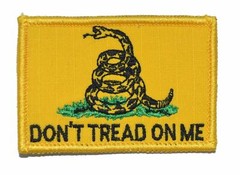 Don’t Tread On Me Snake 2×3 Military/ Patch with Hook Fastener