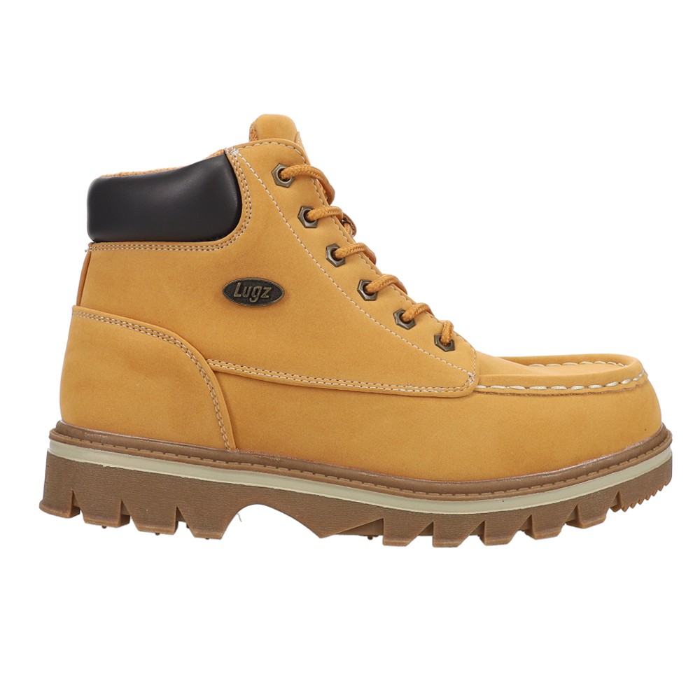 Lugz Warsaw 6 Inch Slip Resistant Soft Toe Work Mens Brown MWARSK-747