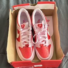 Nike Dunk Low BG Pink Foam/Summit White Leather Kids US 6Y IQ0218-663