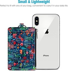 Fintie Zip ID Case Card Holder, Slim Coin Purse Wallet RFID Jungle Night