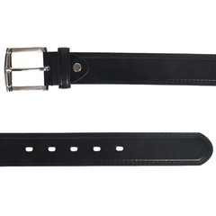 Men’s Leather Jeans Belt with Single Prong Buckle Belts for Men 1.5 inch Wide