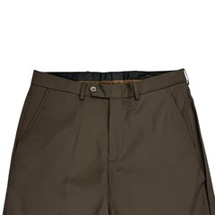 Nautica Mens 2-Piece Modern Fit Active Stretch Solid Suit Brown 38S 32W