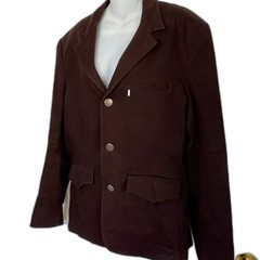 HOUSE OF HOWE ENGLISH COUNTRY GENTLEMAN BROWN BLAZER MEN’S SIZE 42 GOTH Y2K