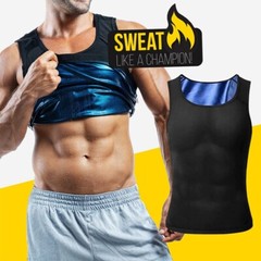 Men’s Gynecomastia Compression Tank Top Sauna Sweat Vest Body Shaper Sport Shirt