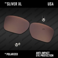 Anti Scratch Polarized Replacement Lenses for-Oakley Sliver XL OO9341 Options
