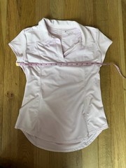 💜 Athletic Short Sleeved Polo Top in Lavender – XS 💜