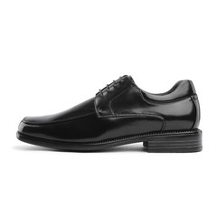 Men’s Dress Shoes Square Toe Oxfords Shoes Lace up Wedding Shoes Black