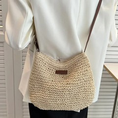 Ladies Fashion Summer Straw Crossbody Bag Women Beach Holiday