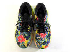 Asics Novablast 3 Lite-Show Women’s 7.5 Lime Zest Multicolor Geometric Lace Up