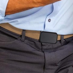 Mens Stretch Belt Quick Release Belt Magnetic Buckle Elastic Webbing