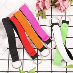 20 Pieces Neoprene Wristlet Strap Keychain Lanyard Hand Keychain Wrist Phone Lan