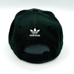 Adidas Originals Trefoil Chain Snapback Hat Black White Logo OSFA NWT