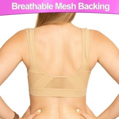 Seamless Support Wireless Comfort Bra Breathable Mesh Stretch Sports Freedom Bra