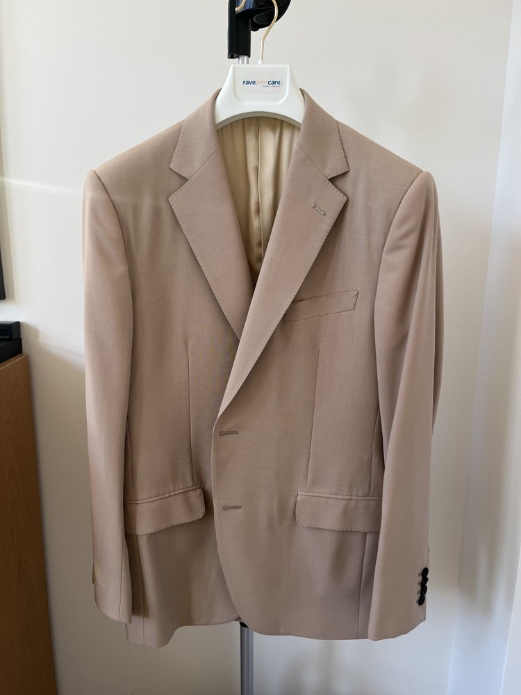 Husbands Paris Tan Cotton Sport Coat Size 54