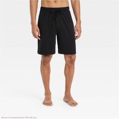 Men’s 9″ Knit Pajama Shorts – Goodfellow & Co Black XXL *SEE DEAL!!!*
