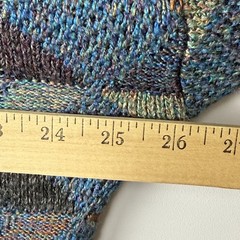 Vtg 80s 90s Megalos Sweater Mens XLT Tall 3D-Knit Biggie USA Coogi-Style Grandpa