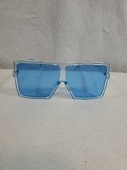 Oversize Square Flat Top Tinted XXL Women Sunglass with 400UV Polycarbonate Lens