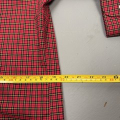 Ralph Lauren Men’s Shirt Red Size Large Long Sleeve Button Up Plaid 15 1/2 32/33