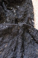 Y2K MATCHING SET HARD TO FIND Y2K VINTAGE BEADED BLACK SET LACE