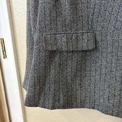 Larry Levine for Dressbarn Heather Grey Herringbone Blazer Womens Plus Size 18W