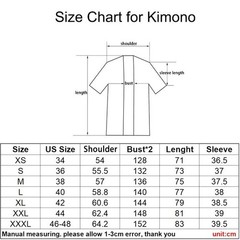 Japanese Kimono Cardigan Jacket Anime Dragon Print Haori Yukata Open Front Top