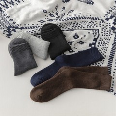 4 Pairs Mens Wool Crew Socks Winter Heavy Duty Warm Work Boots Socks Cotton US