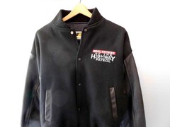 leather/wool bomber jacket REAL STORIES O.T. HIGHWAY PATROL (TV Memorabila)