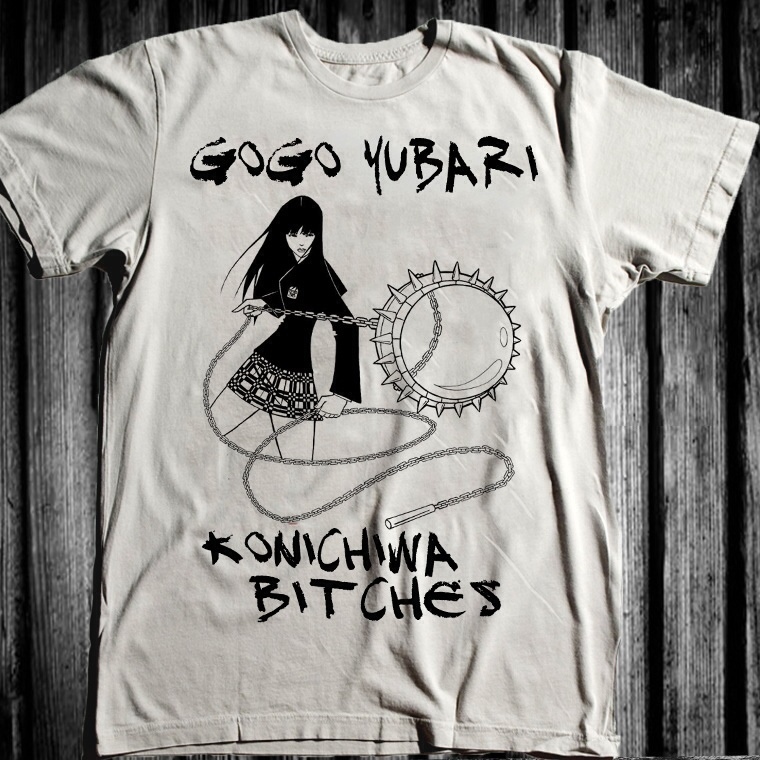 vintage, action go go yubari t shirt kill bill, tarantino, wwgd, movie