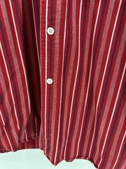 Chaps Ralph Lauren Easy Care Button Up Shirt Mens Size L Red Plaid