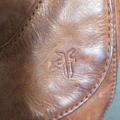Frye Melissa Cognac Saddle Bag Crossbody
