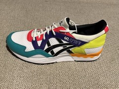 ASICS Gel Lyte V Mens Trainers SIZE 12 White Multicolour 1191A227-100