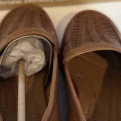 Earth Elona Leather Slip-On Loafers Women Size 9M Brown Cognac Color New