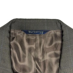 Vintage Burberrys Suit Prorsum 2 Piece 100% Wool Windowpane Plaid Union Made 42R