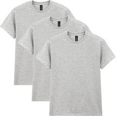 Gildan (3-pack) Solid Ultra/Heavy Cotton Short Sleeve Blank T-Shirt S-3XL