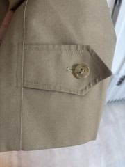 VTG Burberry Prorsum Khaki Nova Check Men’s Beige Trench Coat Size 40L