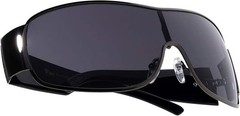 Block – Curved One Piece Shield Women Sunglasses Outdoor Party Shades Designer