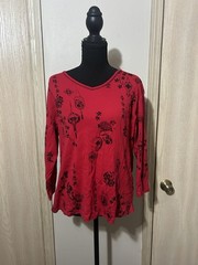 Y2K Jess & Jane Chinese Lantern Top size L