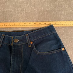 Levis 517 Mens Bootcut Jeans Dark Wash Indigo Denim 34×32 Cowboy