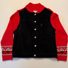 Pendleton | Southwestern Lambswool & Suede Bomber Jacket | Vintage | Size Small