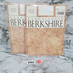 Vintage Lot of 2 Berkshire Pantyhose Women’s 1/2 White All Day Reinforced Toe