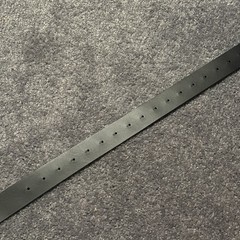 Balenciaga BB Logo Leather Mens Belt In Black Size 80cm 570370